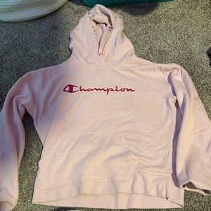 Light pink champion hoodie